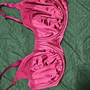 Torrid Satin Underwire Bra - Deep Pink